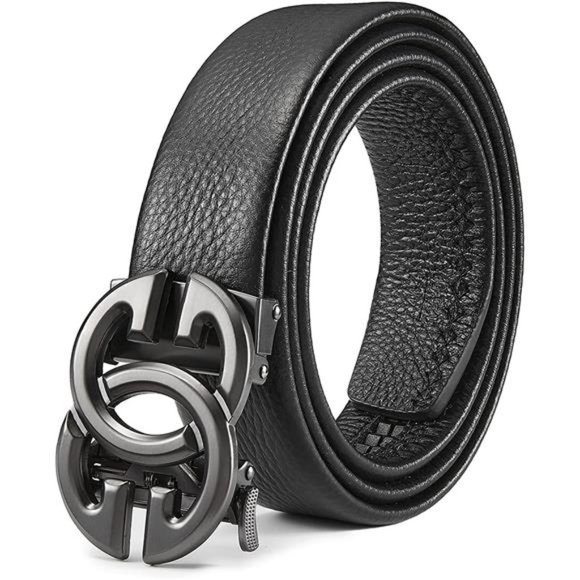 Other - Men's Adjustable Length Full Grain Soft Genuine Cowhide Strap 1.5 Inch Wide